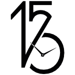 The monogram on transparency.