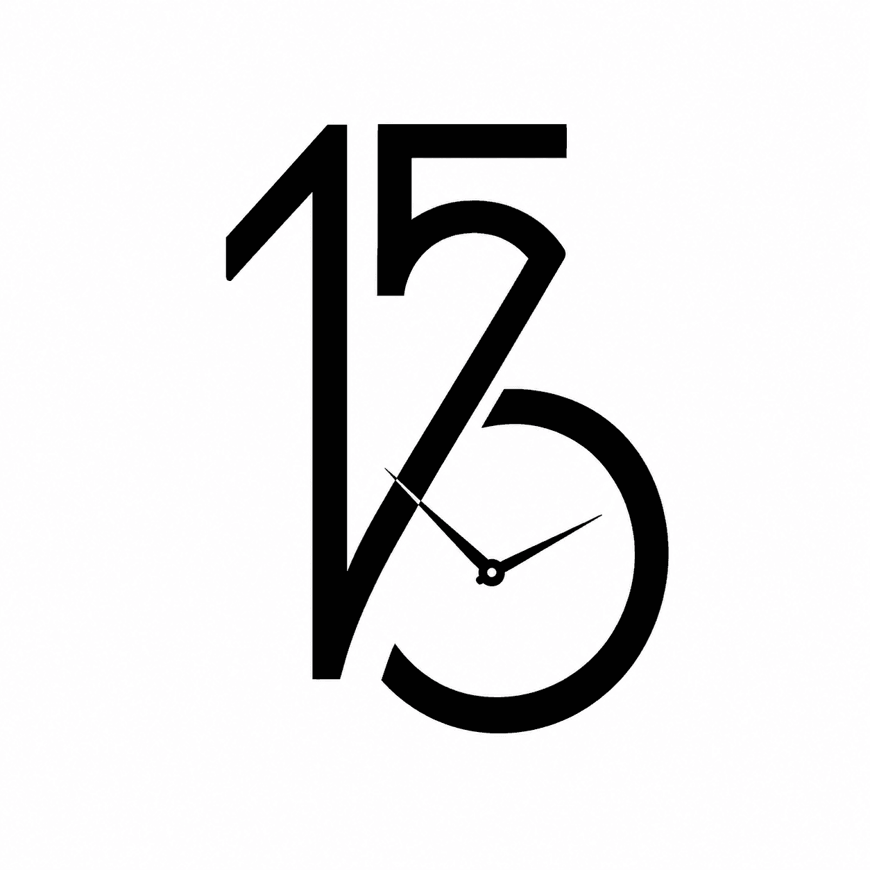 Rendered version of the monogram with the watch detail.
